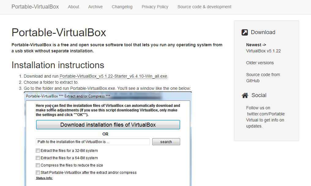 Portable VirtualBox