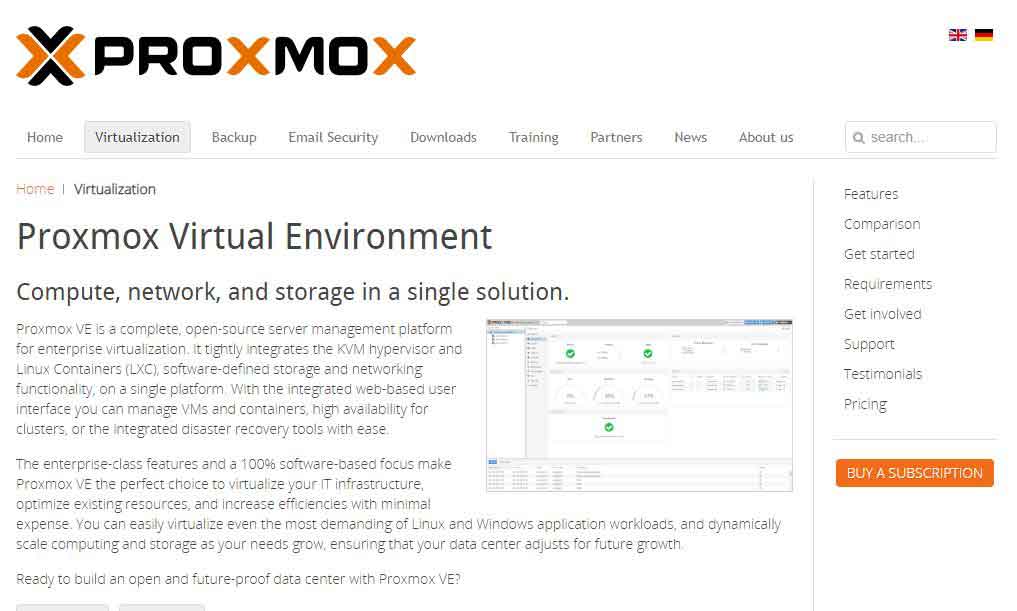 Proxmox Virtual Environment