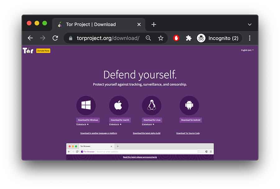 Tor browser