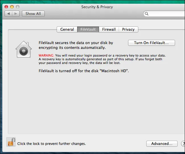 Hard Drive Encryption On MacOS X-Apple Menu