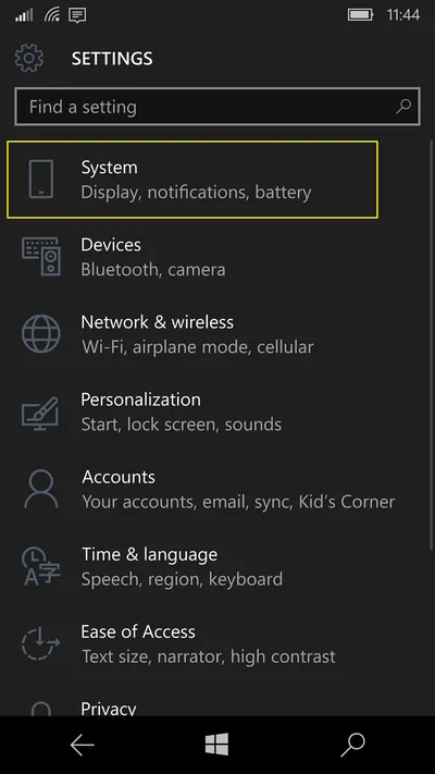 how to Enable device encrypt windows 10 phone