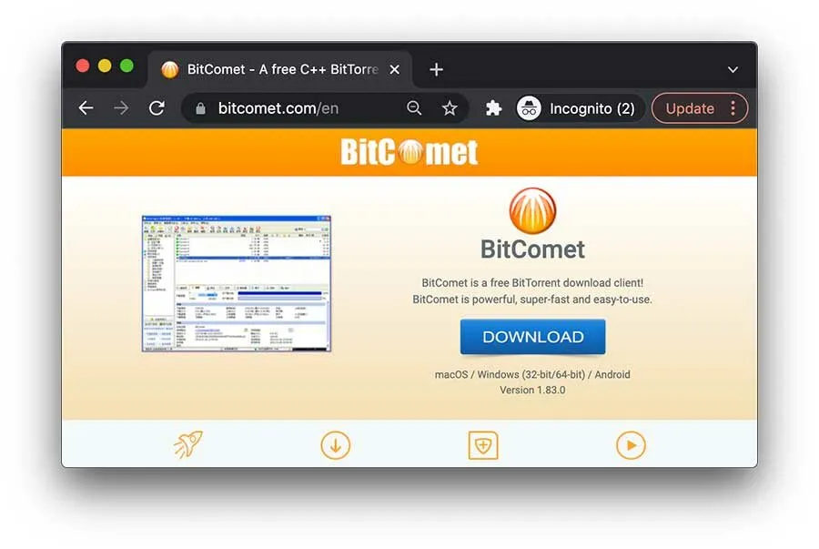 3. BitComet – Another Great option