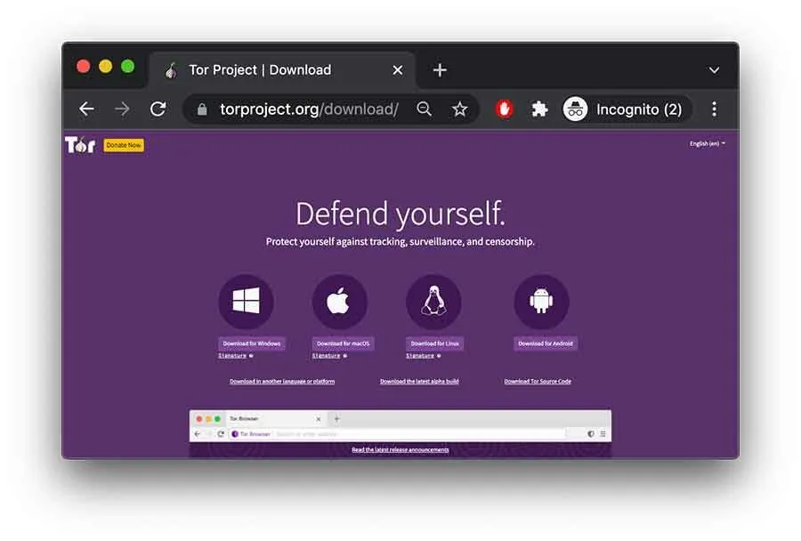 Tor browser