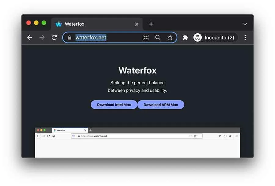 11. WaterFox