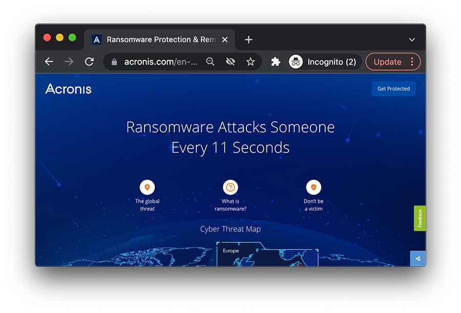 5. Acronis Ransomware Protection