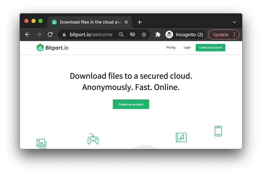8. Bitport.io – Cloud base Client