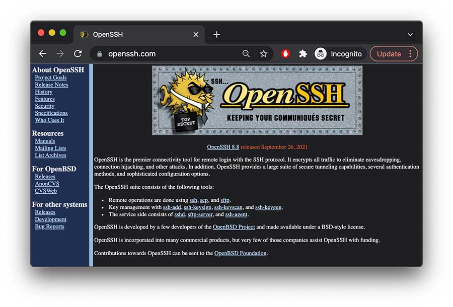 17. OpenSSH