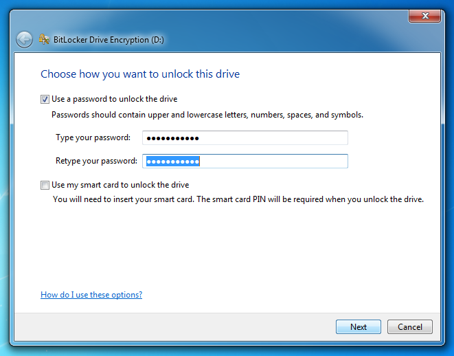 How to encrypt a usb flash drive