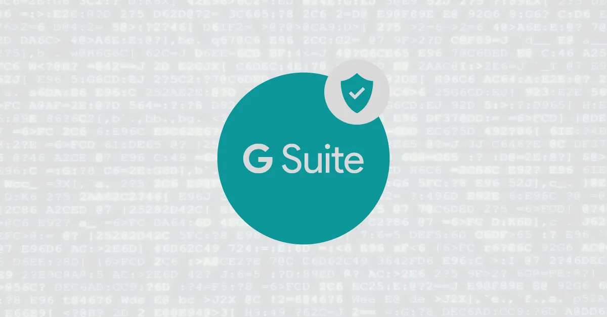Encrypt G Suite