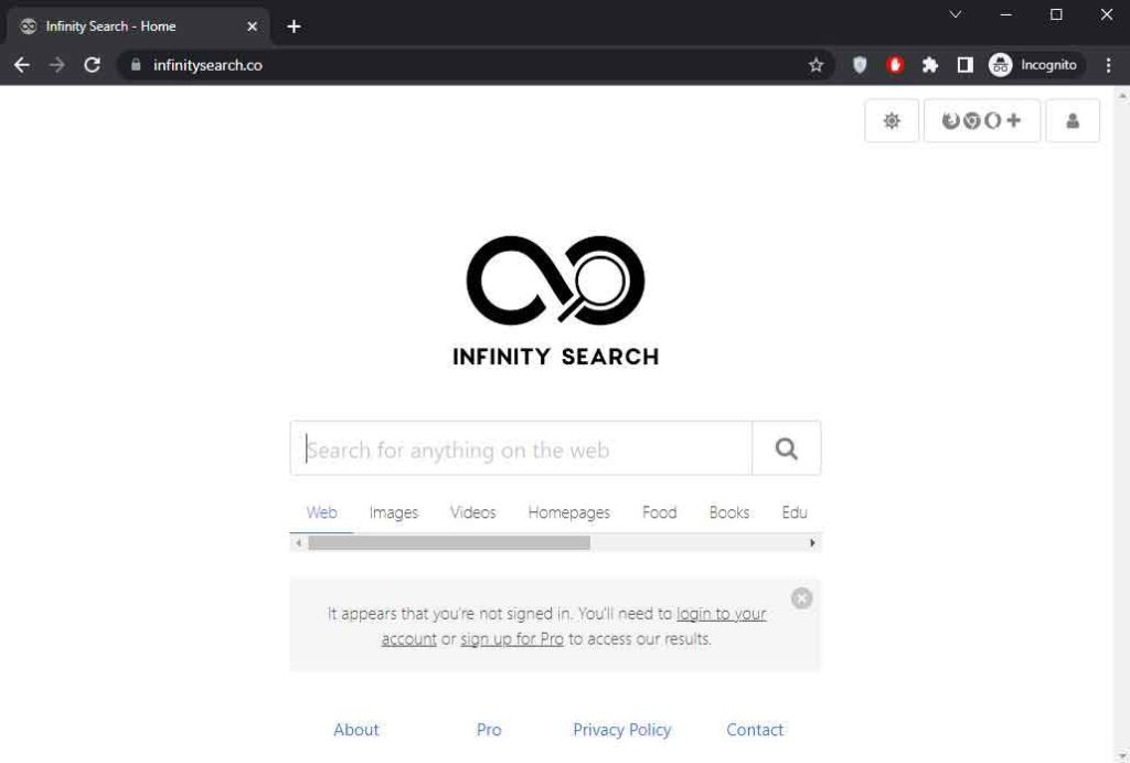 Infinity Search