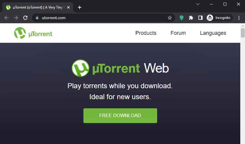 µTorrent (uTorrent)  A Very Tiny BitTorrent Client